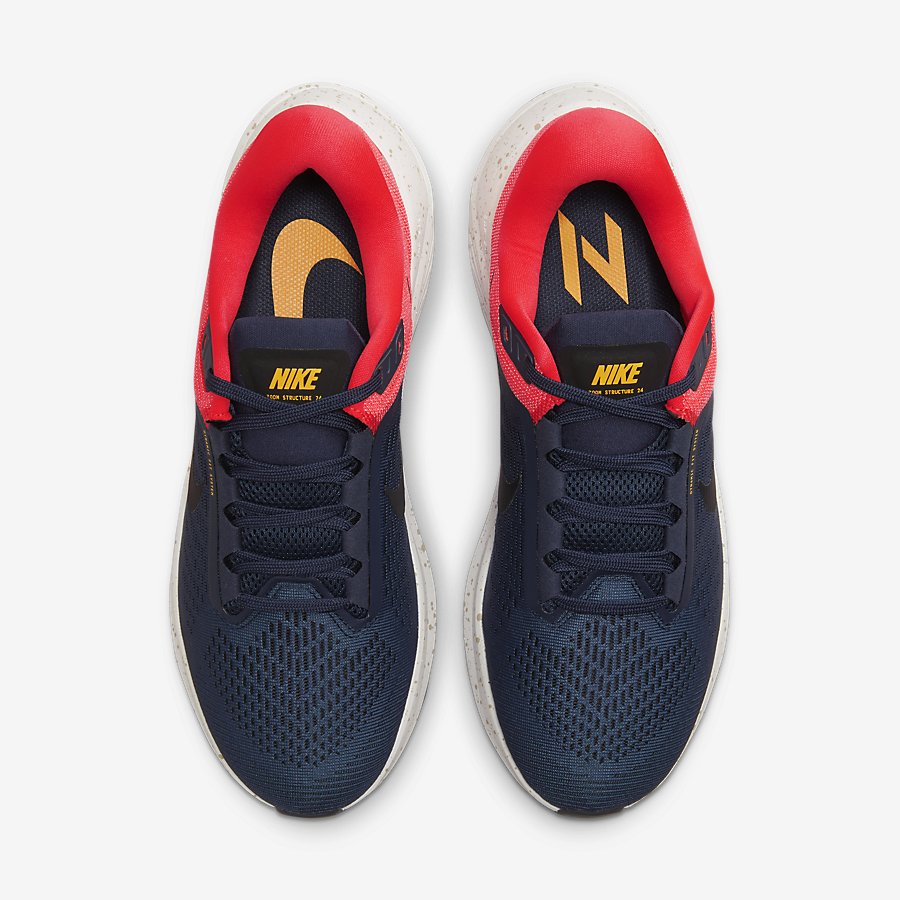 Giày Nike Structure 24 Nam Xanh Navy Đỏ 